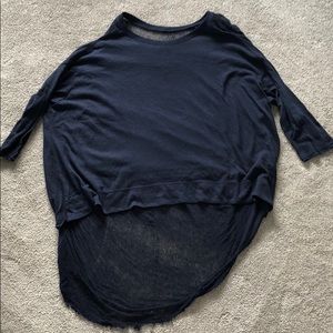 Raquel Allegra navy top